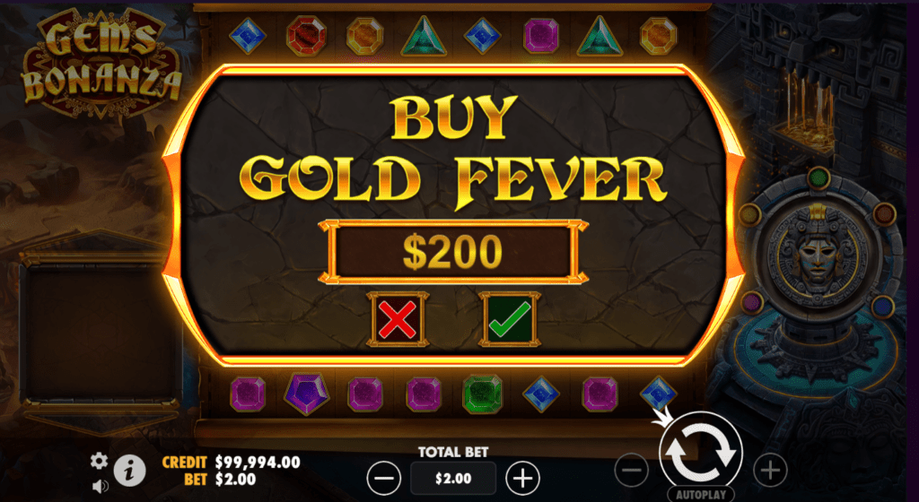 gems bonanza buy spins