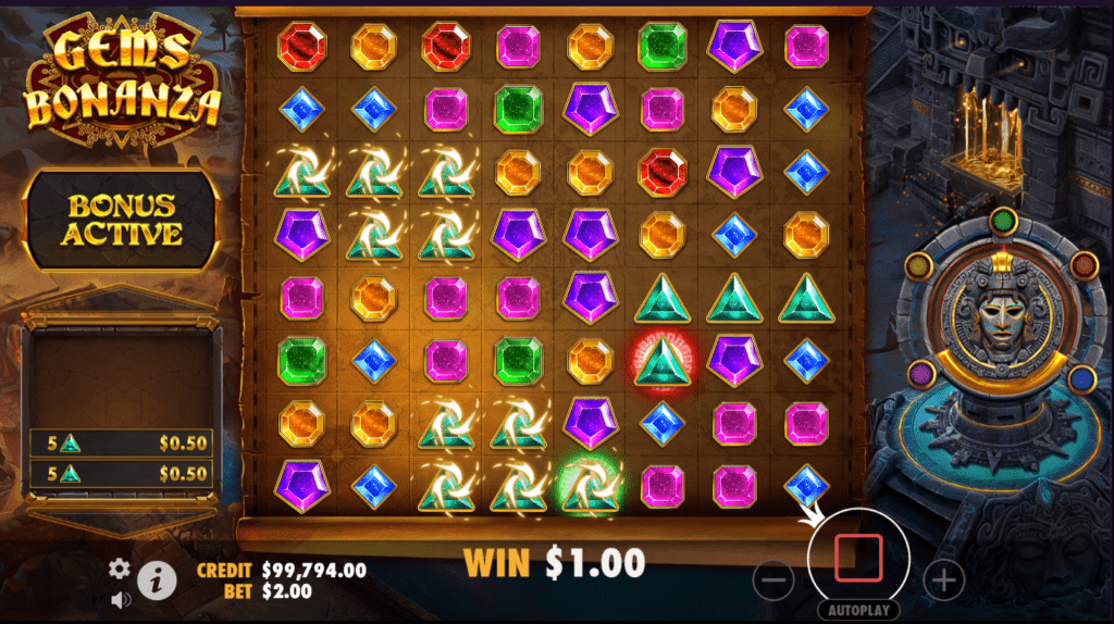 gems bonanza win